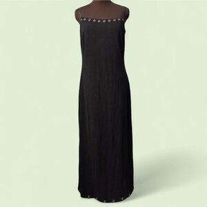 Forest Ink Black Maxi Dress